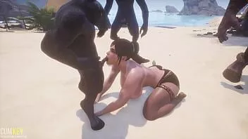 play الوقت اللسان | الوحش الديك | 3d الإباحية الحياة البرية
